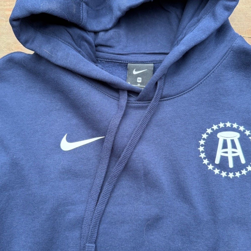 Nike Barstool Sports Hoodie Mens Medium Pullover Fleece - Picture 3 of 6